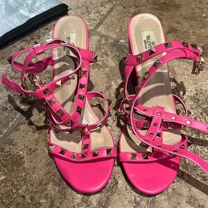Pink gladiator stud, kitten hills size 42